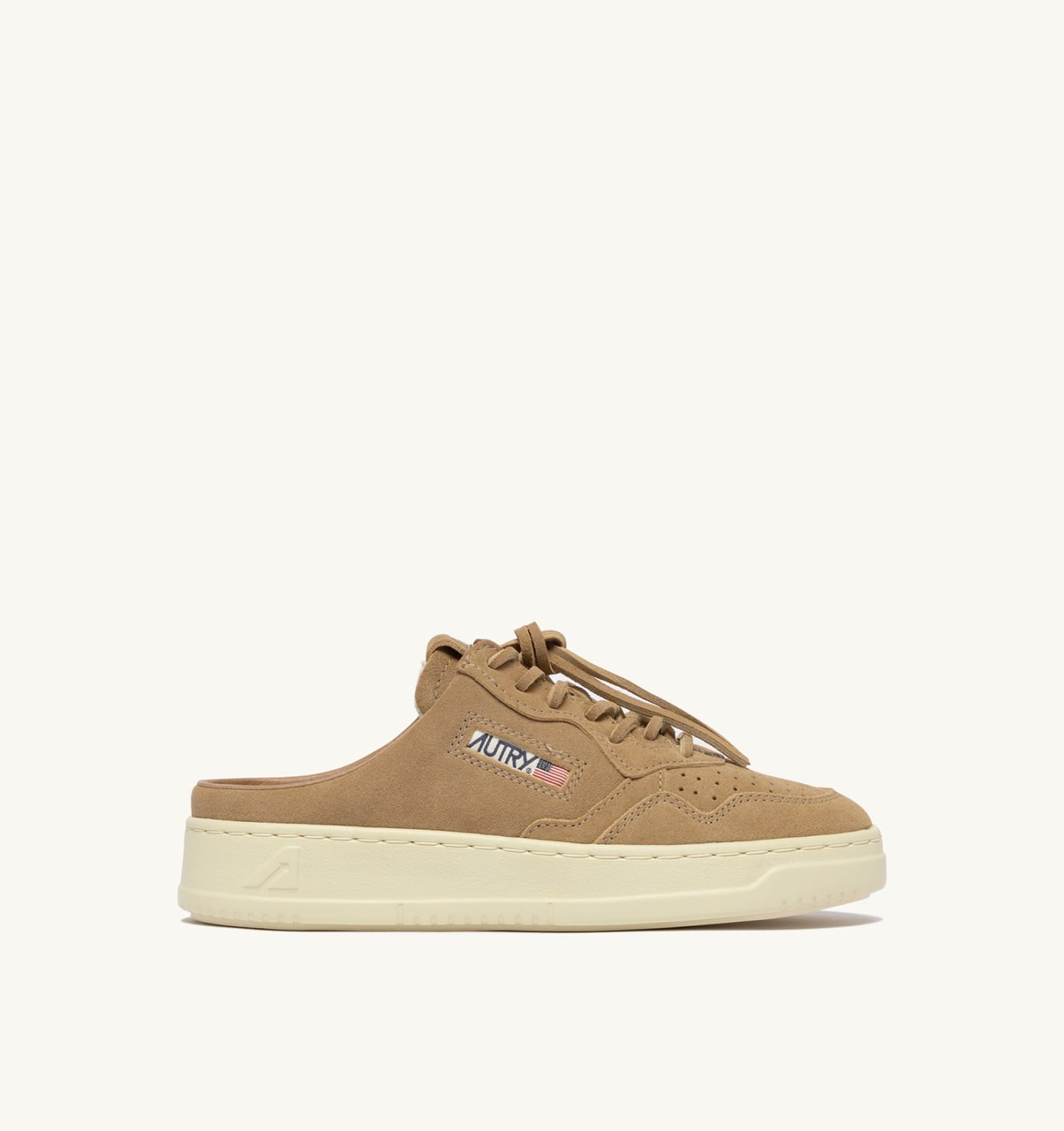 MEDALIST MULE SNEAKERS IN COPPER SUEDE