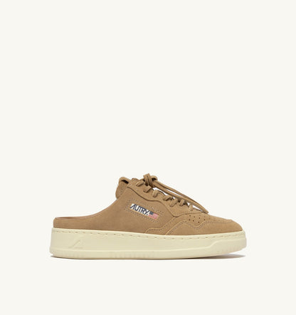 MEDALIST MULE SNEAKERS IN COPPER SUEDE