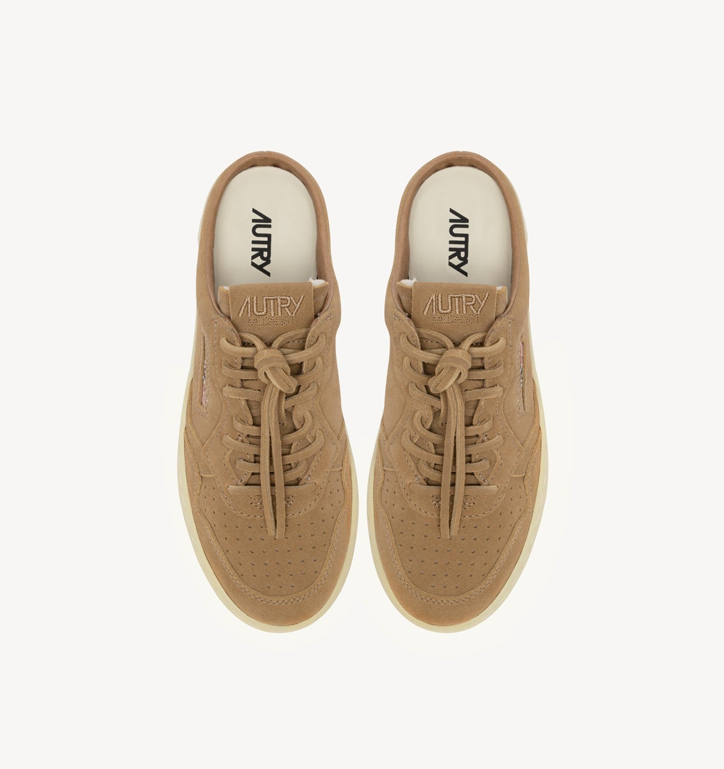 MEDALIST MULE SNEAKERS IN COPPER SUEDE