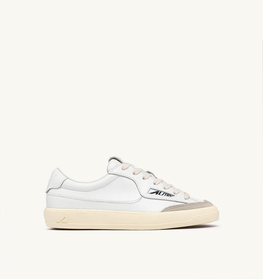 WINDSCAPE LOW SNEAKERS IN WHITE LEATHER