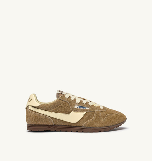 WINDSPIN SNEAKERS IN COURO AND RUTABAGA SUEDE AND LEATHER