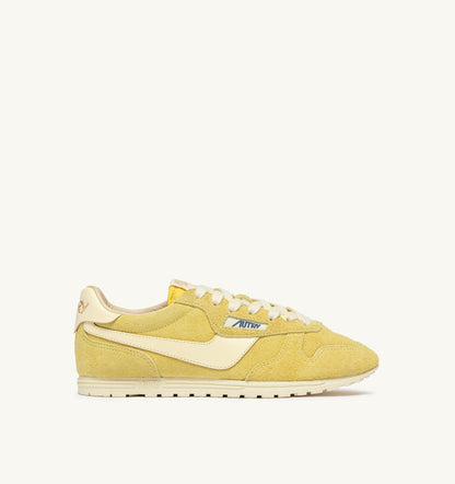 WINDSPIN SNEAKERS IN MIMOSA AND RUTABAGA SUEDE AND LEATHER