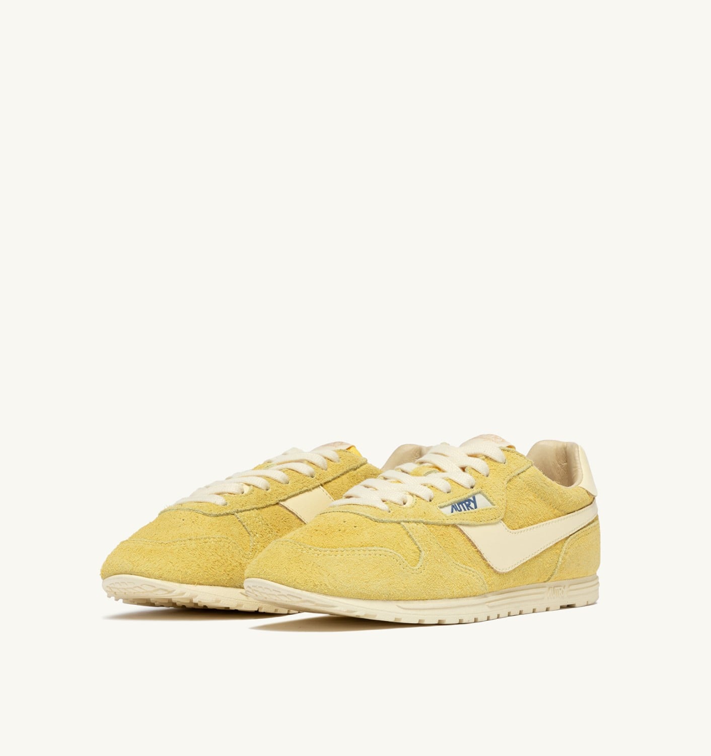 WINDSPIN SNEAKERS IN MIMOSA AND RUTABAGA SUEDE AND LEATHER