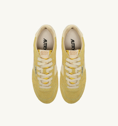 WINDSPIN SNEAKERS IN MIMOSA AND RUTABAGA SUEDE AND LEATHER