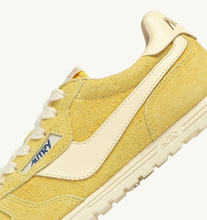 WINDSPIN SNEAKERS IN MIMOSA AND RUTABAGA SUEDE AND LEATHER