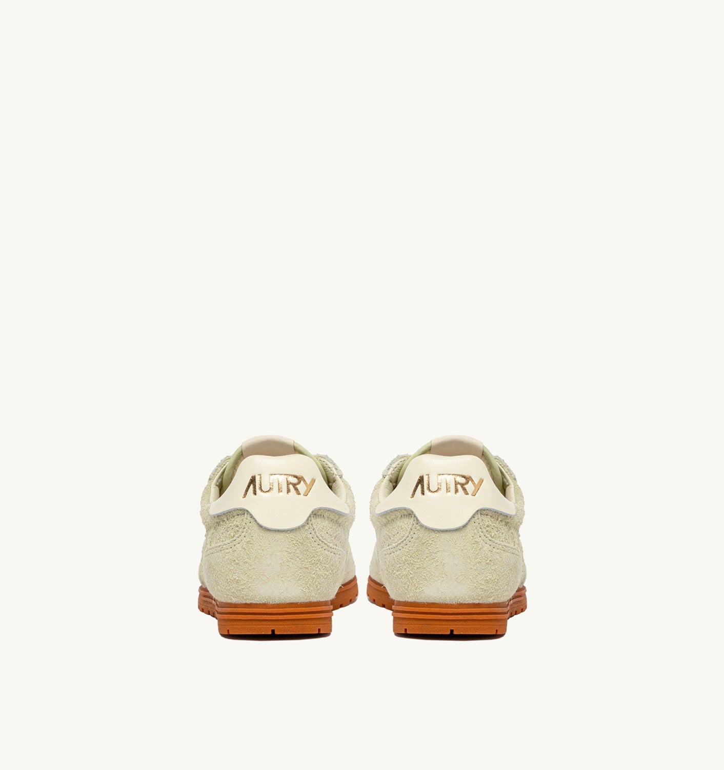 SNEAKERS WINDSPIN IN BUTTER WHITE SUEDE