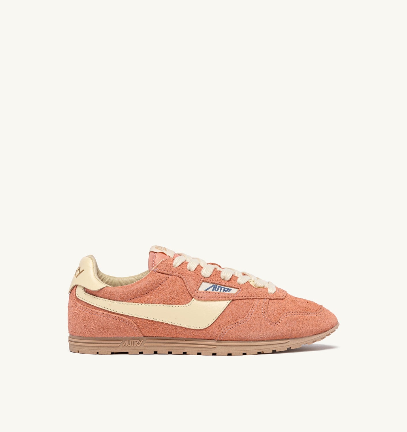 SNEAKERS WINDSPIN IN SUEDE AND LEATHER COLOR DAMASK AND RUTABAGA