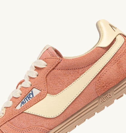 SNEAKERS WINDSPIN IN SUEDE AND LEATHER COLOR DAMASK AND RUTABAGA