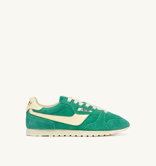 WINDSPIN SNEAKERS IN EXCURSION AND RUTABAGA SUEDE AND LEATHER