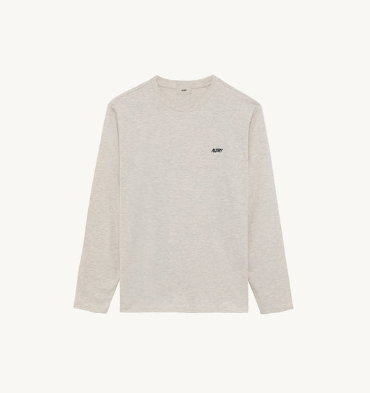 LONG-SLEEVE EMBROIDERED LOGO TEE UNISEX
