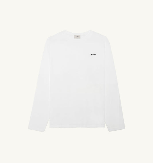 LONG-SLEEVE EMBROIDERED LOGO TEE UNISEX