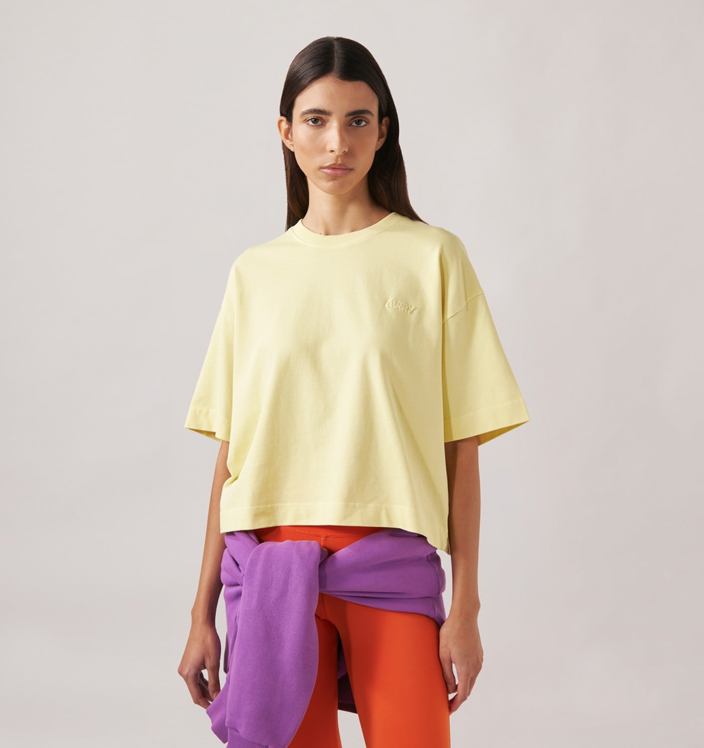 TONAL LOGO BOXY TEE WOMAN