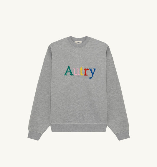 SWEATSHIRT WITH MULTICOLOR LOGO UNISEX