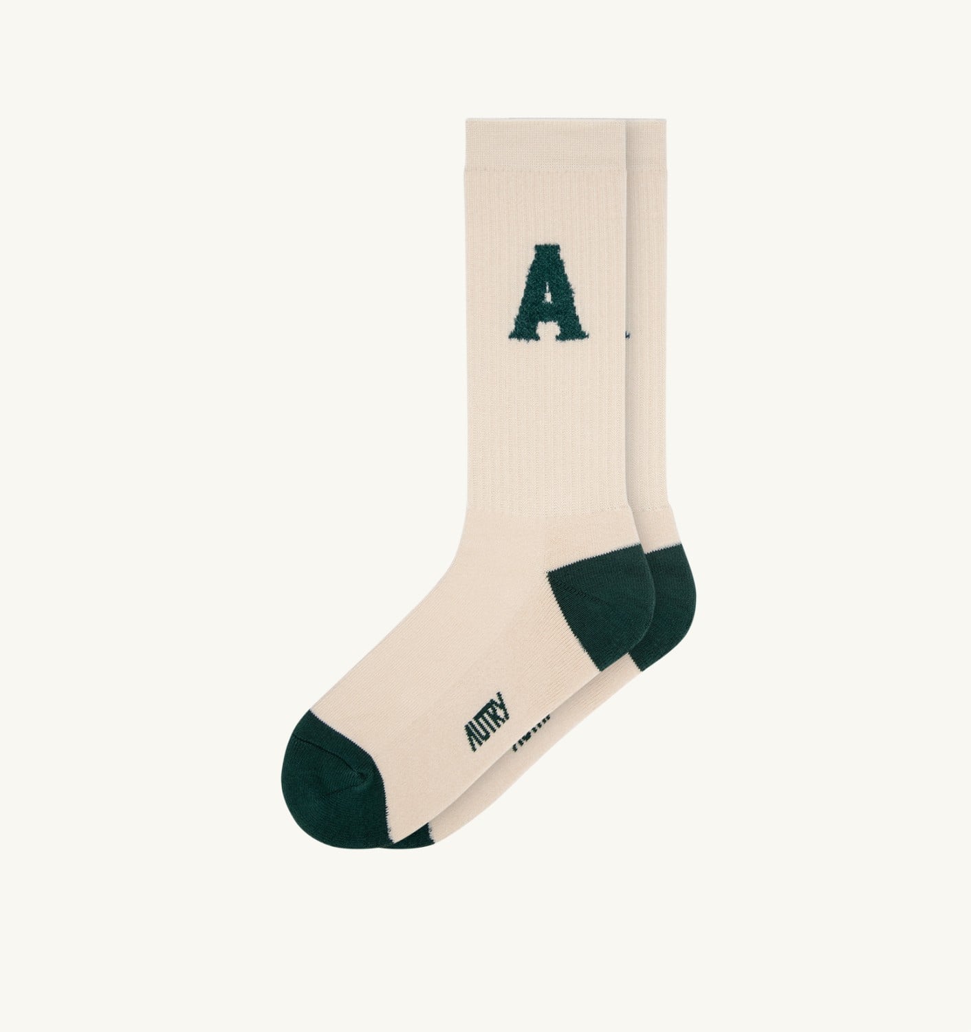 RIBBED SOCKS WITH JACQUARD LOGO UNISEX
