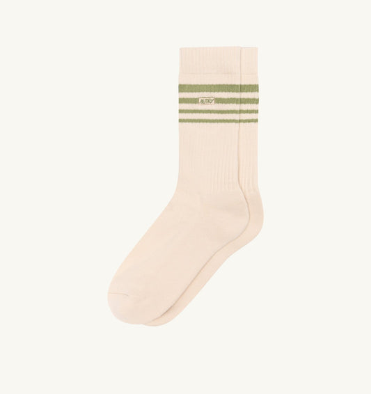 JACQUARD STRIPED SOCKS WITH LOGO UNISEX