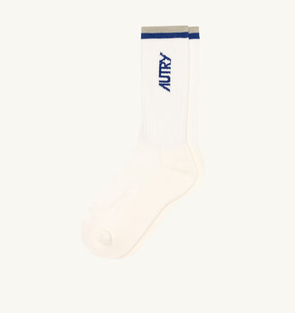 JACQUARD STRIPED SOCKS WITH LOGO UNISEX