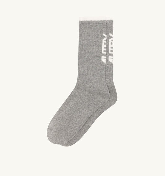 JACQUARD SOCKS WITH LOGO UNISEX