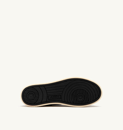 MEDALIST MULE SNEAKERS IN NAPA LEATHER COLOR BLACK