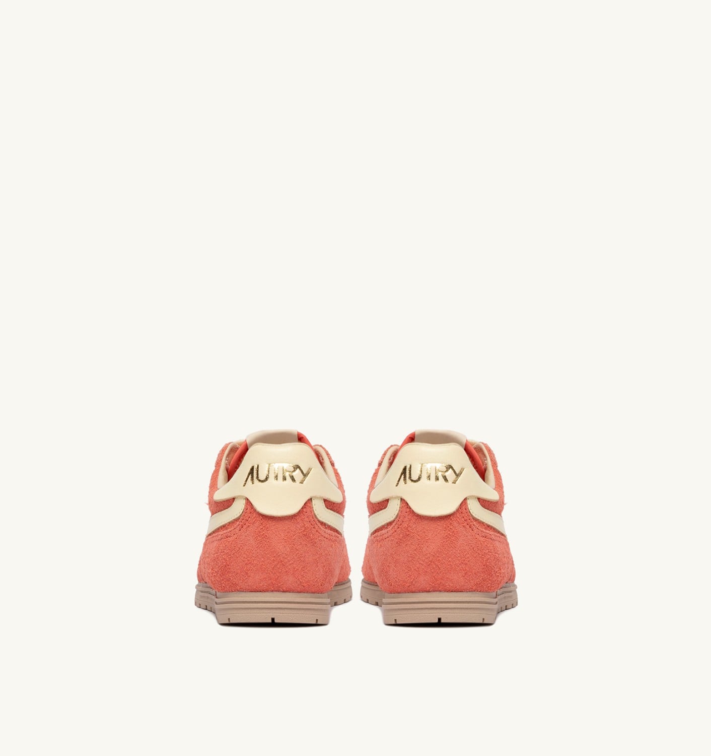 WINDSPIN SNEAKERS IN BLUSH AND RUTABAGA SUEDE AND LEATHER