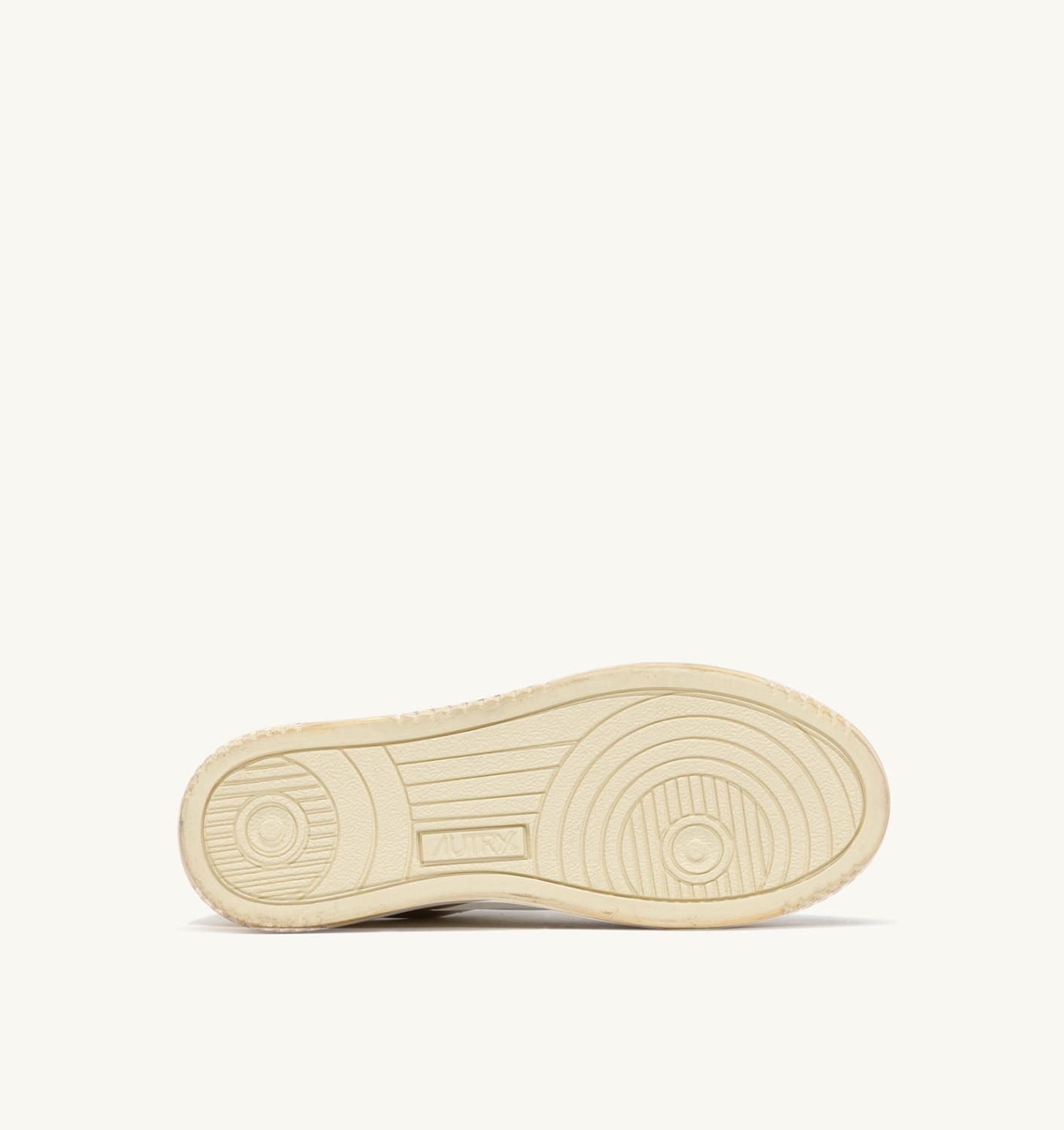 MEDALIST LOW SUPER VINTAGE SNEAKERS IN VANILLA WHITE AND MAUVE LEATHER