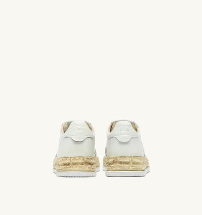 MEDALIST LOW SUPER VINTAGE 'Autry x Maison MIHARA YASUHIRO General Scale.' SNEAKERS IN WHITE LEATHER