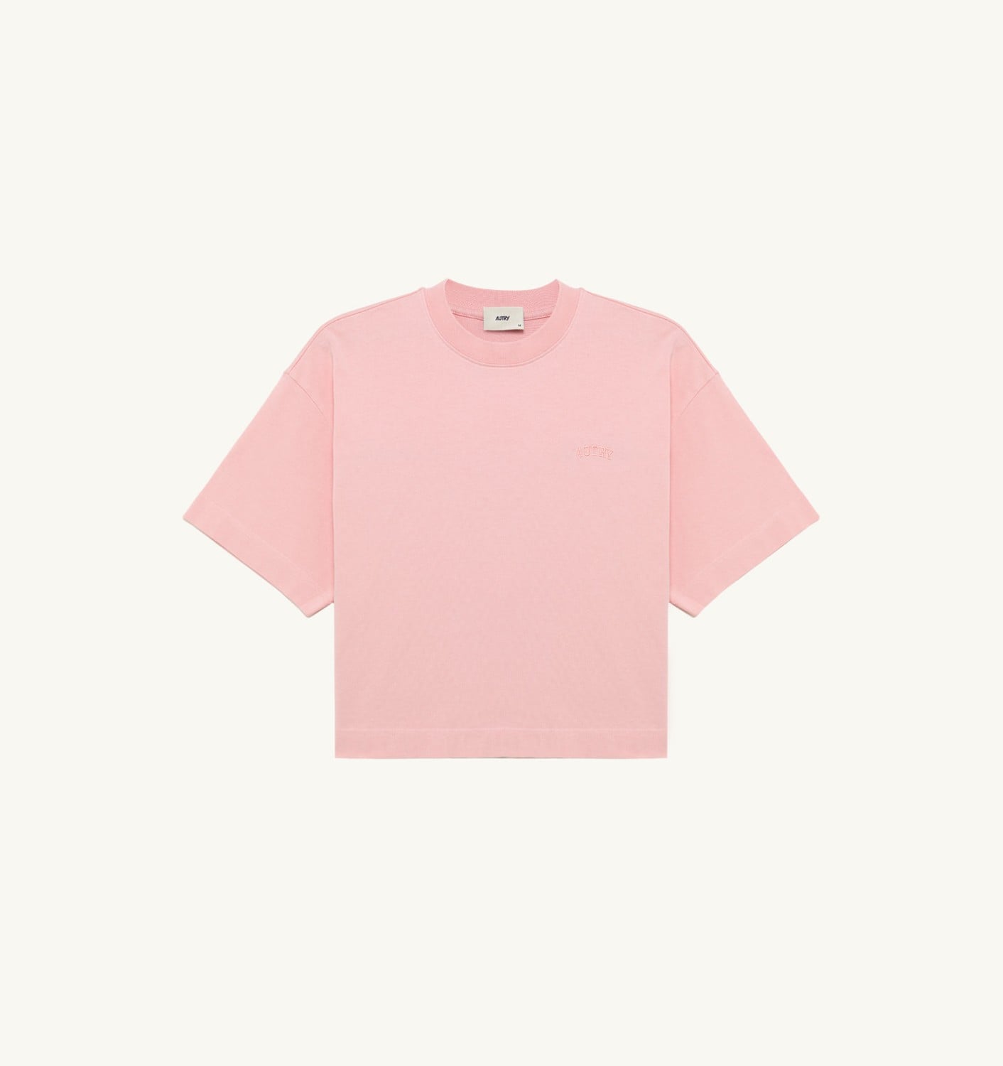 BOXY T-SHIRT WITH TONAL LOGO FOR WOMAN