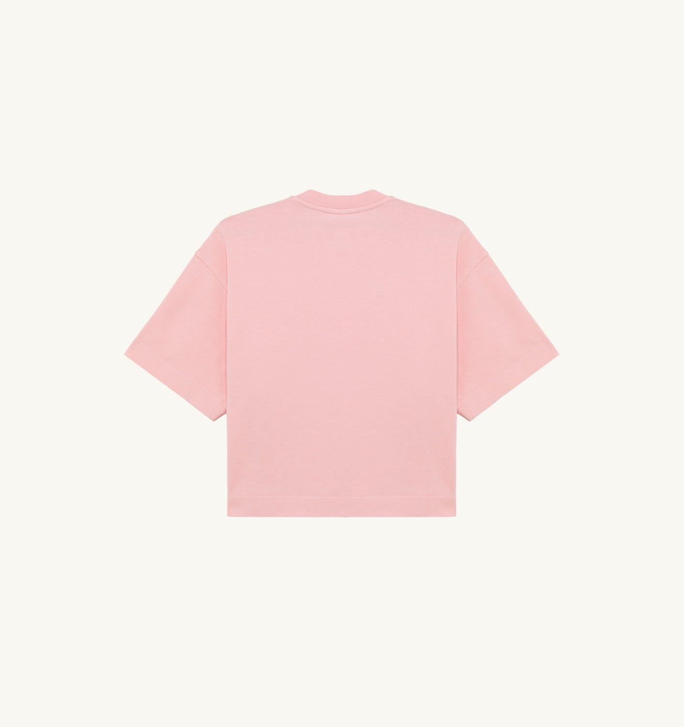 BOXY T-SHIRT WITH TONAL LOGO FOR WOMAN