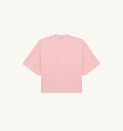 BOXY T-SHIRT WITH TONAL LOGO FOR WOMAN