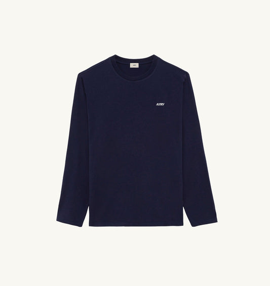 LONG-SLEEVE EMBROIDERED LOGO TEE UNISEX