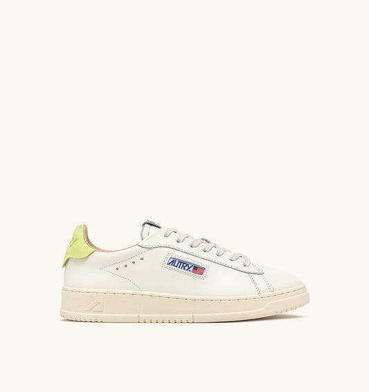 DALLAS LOW SNEAKERS IN DAIQUIRI GREEN AND MARSHMALLOW LEATHER