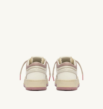 MED-WAY SNEAKERS IN LEATHER COLOR MARSHMALLOW AND ZEPHYR