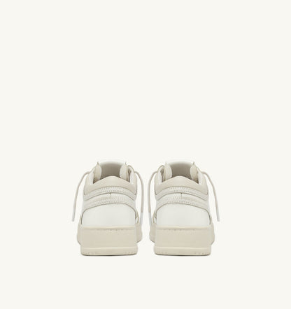 MED-WAY SNEAKERS IN LEATHER COLOR MARSHMALLOW AND WHITE