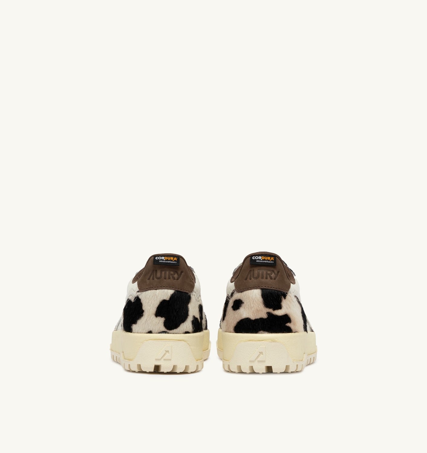 WILDPACE LOW SNEAKERS IN MARSHMALLOW AND COW CORDURA AND LEATHER