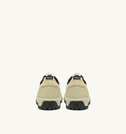 WILDPACE LOW SNEAKERS IN RIPSTOP NYLON AND LEATHER COLOR TIDAL FOAM AND REFLEX