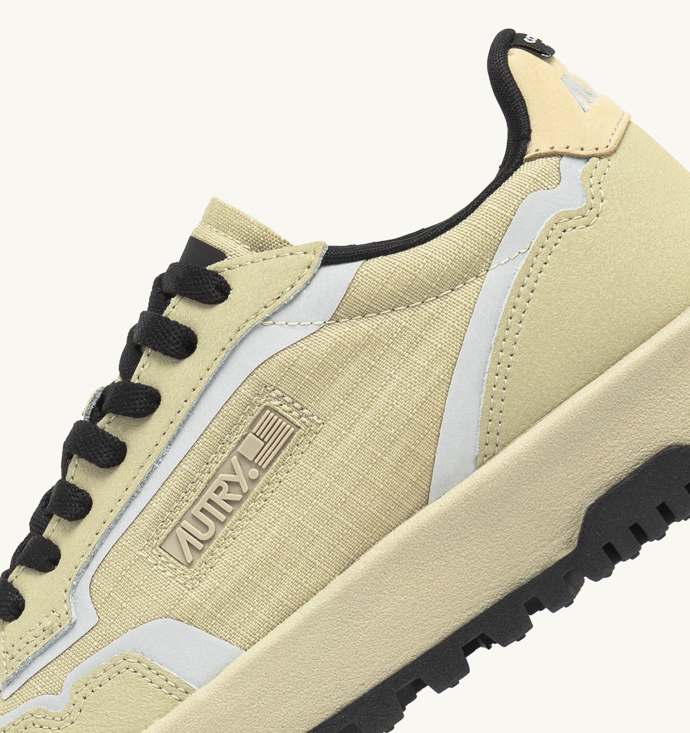 WILDPACE LOW SNEAKERS IN RIPSTOP NYLON AND LEATHER COLOR TIDAL FOAM AND REFLEX